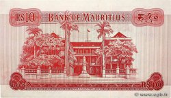 10 Rupees Petit numéro MAURITIUS  1967 P.31a UNC-