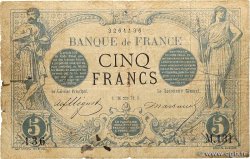 5 Francs NOIR FRANCIA  1872 F.01.02