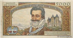 5000 Francs HENRI IV FRANCE  1958 F.49.05 F