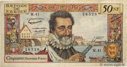 50 Nouveaux Francs HENRI IV FRANCE  1959 F.58.04