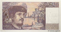 20 Francs DEBUSSY FRANCE  1984 F.66.05W13 pr.SPL