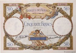 50 Francs LUC OLIVIER MERSON FRANCE  1930 F.15.04a XF