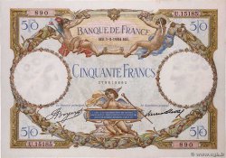 50 Francs LUC OLIVIER MERSON type modifié FRANCIA  1934 F.16.05