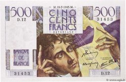 500 Francs CHATEAUBRIAND FRANCE  1945 F.34.01 XF+
