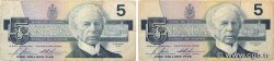 5 Dollars Lot KANADA  1986 P.095c