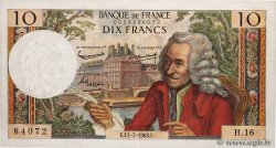 10 Francs VOLTAIRE FRANKREICH  1963 F.62.03