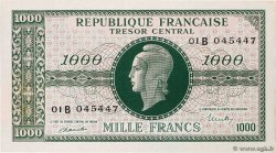 1000 Francs MARIANNE BANQUE D&nbsp;ANGLETERRE FRANCE  1945 VF.12.02 XF