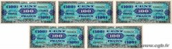 100 Francs FRANCE Lot FRANKREICH  1945 VF.25.02 VZ to fST