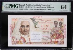 1 NF sur 100 Francs La Bourdonnais FRENCH ANTILLES  1960 P.01