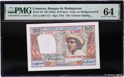 50 Francs COMORE  1963 P.02b1