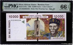 10000 Francs WEST AFRICAN STATES  1995 P.314Cc UNC