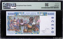 5000 Francs WEST AFRICAN STATES  1999 P.413Dh UNC