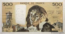 500 Francs PASCAL FRANKREICH  1977 F.71.17
