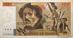 100 Francs DELACROIX modifié FRANCIA  1978 F.69.01d