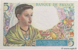 5 Francs BERGER FRANKREICH  1943 F.05.04 fST
