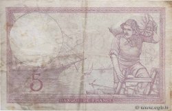 5 Francs FEMME CASQUÉE modifié FRANKREICH  1939 F.04.12 fS