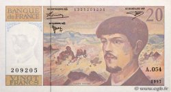 20 Francs DEBUSSY Modifié FRANCIA  1997 F.66ter.02A54