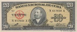 20 Pesos  CUBA  1960 P.080c