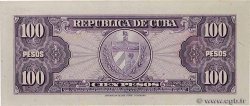 100 Pesos CUBA  1954 P.082b UNC-