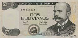 2 Bolivianos BOLIVIE  1987 P.202a