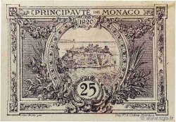 25 Centimes violet MONACO  1920 P.02a SUP+