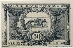 50 Centimes MONACO  1920 P.03a SPL