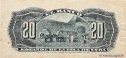 20 Centavos CUBA  1897 P.053a TTB