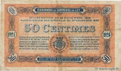 50 Centimes FRANCE regionalismo e varie Cahors 1920 JP.035.25 q.BB
