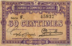 50 Centimes FRANCE regionalismo e varie Cahors 1915 JP.035.12