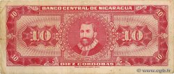 10 Cordobas NICARAGUA  1968 P.117 TB