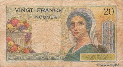 20 Francs NOUVELLE CALÉDONIE  1954 P.50b fS