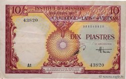 10 Piastres - 10 Dong INDOCHINE FRANÇAISE  1953 P.107