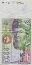 1000 Pesetas ESPAGNE  1992 P.163 TTB