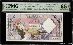 5 Dinars Spécimen ARGELIA  1964 P.122s