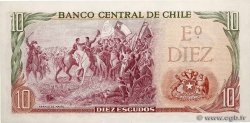 10 Escudos CHILE  1970 P.143 fST+