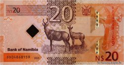20 Namibia Dollars NAMIBIA  2025 P.25 ST