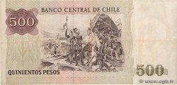 500 Pesos CHILE  2000 P.153e S
