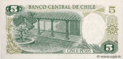 5 Pesos CHILE  1975 P.149a ST