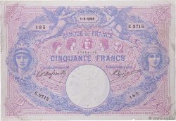 50 Francs BLEU ET ROSE FRANCE  1905 F.14.17 F