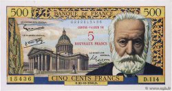 5 NF sur 500 Francs Victor HUGO FRANCE  1958 F.52.01 XF+