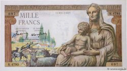 1000 Francs DÉESSE DÉMÉTER FRANCIA  1943 F.40.21