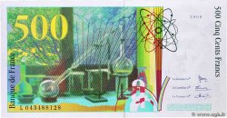 500 Francs PIERRE ET MARIE CURIE FRANCE  2000 F.76.05 UNC-