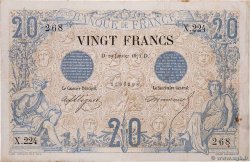 20 Francs NOIR FRANCIA  1875 F.09.02