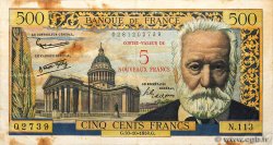 5 NF sur 500 Francs Victor HUGO FRANCIA  1958 F.52.01