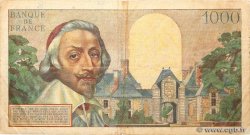 10 NF sur 1000 Francs RICHELIEU FRANCE  1957 F.53.01 TB+