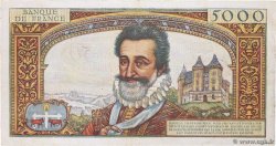 50 NF sur 5000 Francs HENRI IV FRANCE  1958 F.54.01 VF
