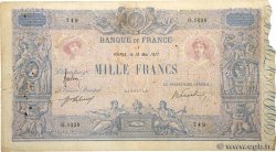 1000 Francs BLEU ET ROSE FRANCE  1917 F.36.31