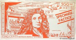 500 Francs Molière Scolaire FRANCE regionalismo e varie  1965 P.-