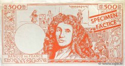 500 Francs Molière Scolaire FRANCE regionalismo e varie  1965 P.- q.SPL