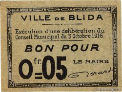 5 Centimes ALGERIA Blida 1916 JPCV.01